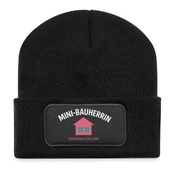 Developer responsible for noise - Recycled Patch Beanie - black - Front