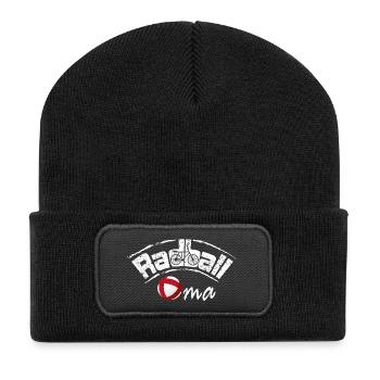 Cycling, Cycleball, Indoor Cycling, Grandma - Recycled Patch Beanie - black - Front