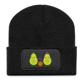 Avocado Family - Recycled Patch Beanie - black - Front