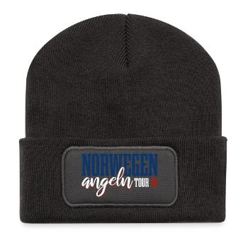 Norway Fishing Tour 2026 - Angler Gift - Recycled Patch Beanie - dark grey - Front