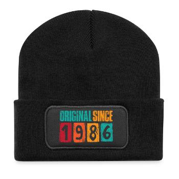 Original Since 1986 - Recycled Patch Beanie - black - Front