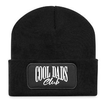 Cool Dads Club - Recycelte Patch Beanie - Schwarz - Vorne