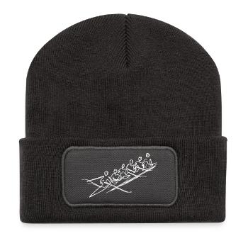 Rowing Team Sketch - Recycled Patch Beanie - dark grey - Front