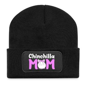 Chinchilla - Beanie recyclé à patch - noir - Devant