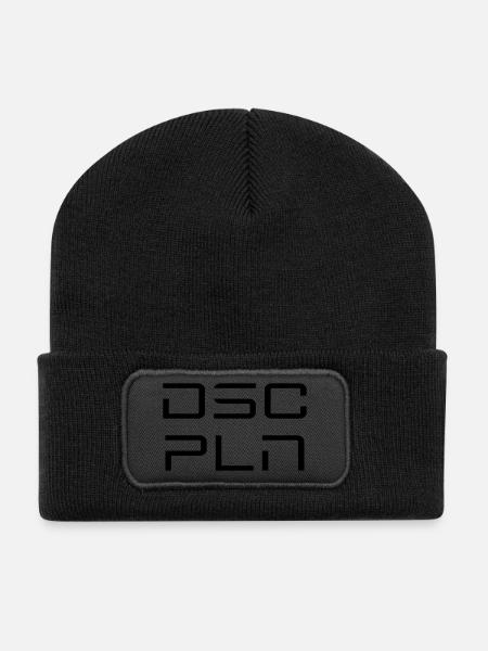 DSCPLN - Recycled Patch Beanie - black