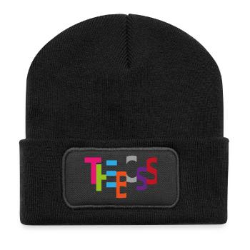 The BOSS - Beanie recyclé à patch - noir - Devant