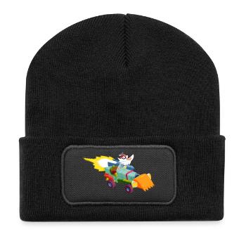 ProfPoff - Recycled Patch Beanie - black - Front