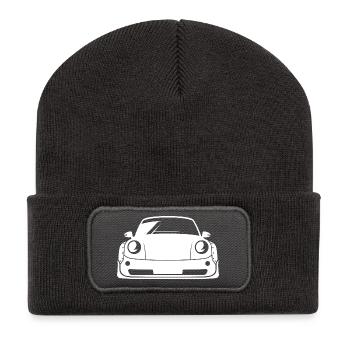 Liberty Walk Cars Widebody Icon Graphique - Beanie recyclé à patch - charbon - Devant
