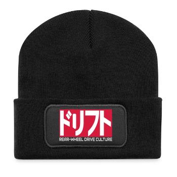 Drift-Design RWD culture - Recycled Patch Beanie - black - Front