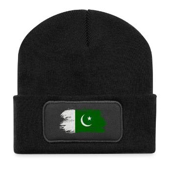 Drapeau du Pakistan - Beanie recyclé à patch - noir - Devant