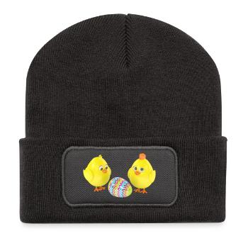 Easter - Recycled Patch Beanie - dark grey - Front