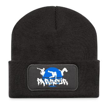 Parkour - Recycled Patch Beanie - dark grey - Front