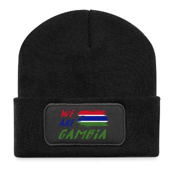 Nous sommes la Gambie - Beanie recyclé à patch - noir - Devant