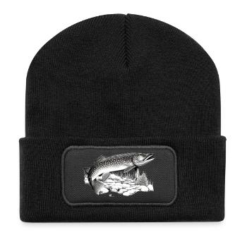 Pike - Recycled Patch Beanie - black - Front