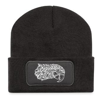 Parrot, Animal, Bird, Zoo, Africa, Tropical, Jungle - Recycled Patch Beanie - dark grey - Front