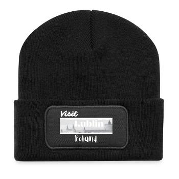 Visit Lublin Poland - Recycled Patch Beanie - black - Front