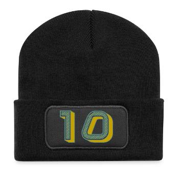 10. 10 YEARS. 10th ANNIVERSARY. 10 YEAR ANNIVERSARY. - Recycled Patch Beanie - black - Front