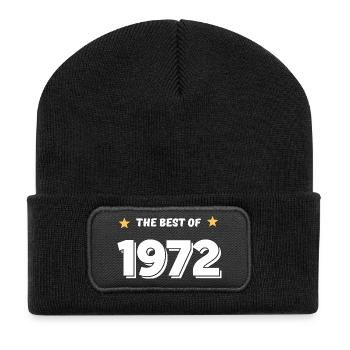 Best of 1972 - Beanie recyclé à patch - noir - Devant