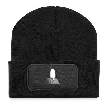 Sad Stone - Recycled Patch Beanie - black - Front
