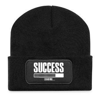 Success Loading Online Business Affiliate - Recycled Patch Beanie - black - Front