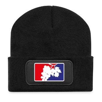 MLW - Major League Weinbau - Recycelte Patch Beanie - Schwarz - Vorne