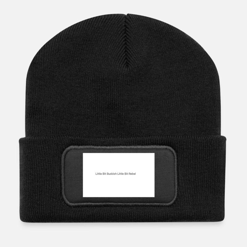 Both sides win - Recycled Patch Beanie - black