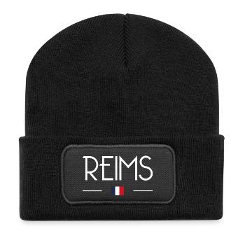 Reims - Recycled Patch Beanie - black - Front