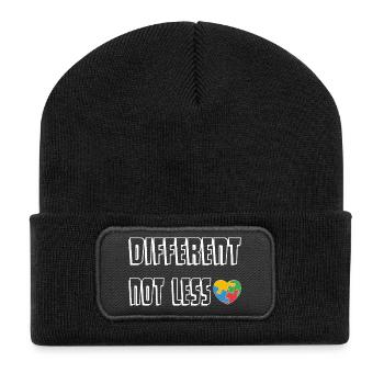 Be Different Heart Puzzle - Recycled Patch Beanie - black - Front