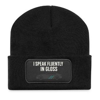 Peinture Auto Detailer Buffer Pro - Beanie recyclé à patch - noir - Devant