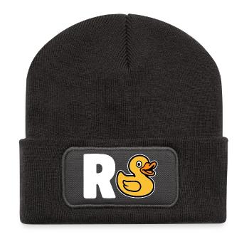 R Duck - Pension - Recycled Patch Beanie - dark grey - Front