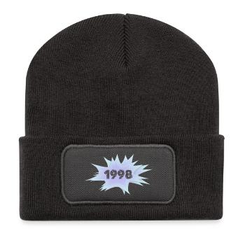 1998 - Recycled Patch Beanie - dark grey - Front