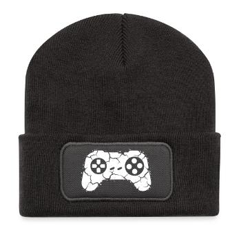 Controller Risse Rage Quit - Recycelte Patch Beanie - Dunkelgrau - Vorne