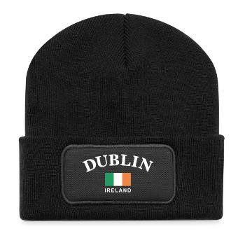 Dublin, Ireland - Recycled Patch Beanie - black - Front