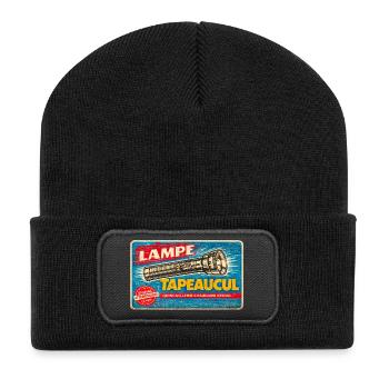Lampe Tapeaucul – Reference 7eme compagnie - Beanie recyclé à patch - noir - Devant