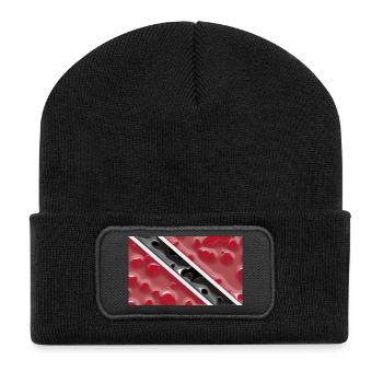Land Tobago - Recycelte Patch Beanie - Schwarz - Vorne