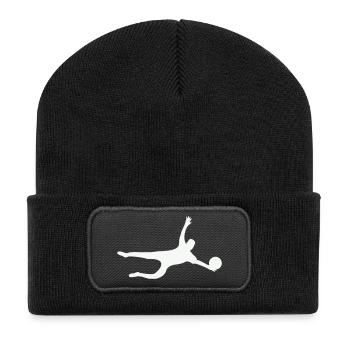 Gardien de but Dynamic Sport Silhouette - Beanie recyclé à patch - noir - Devant