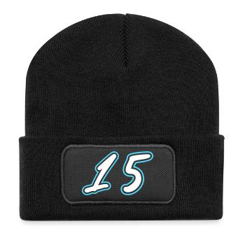 Symbole numérique 15 - Beanie recyclé à patch - noir - Devant