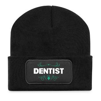 dentiste - Beanie recyclé à patch - noir - Devant