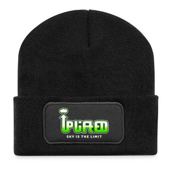 Uplifted - Sky Is The Limit - Recycled Patch Beanie - black - Front