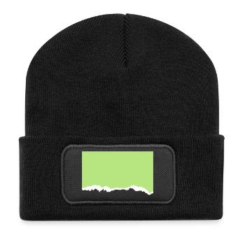 Post-it notes - Recycled Patch Beanie - black - Front