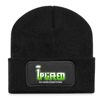 Uplifted - Fly Over Everything - Recycled Patch Beanie - black - Front