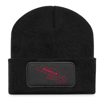 Race Mugello - Recycelte Patch Beanie - Schwarz - Vorne