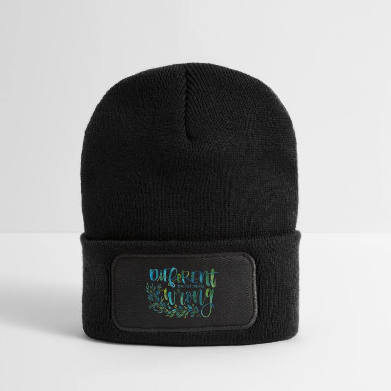 Different, not wrong Recycled Patch Beanie