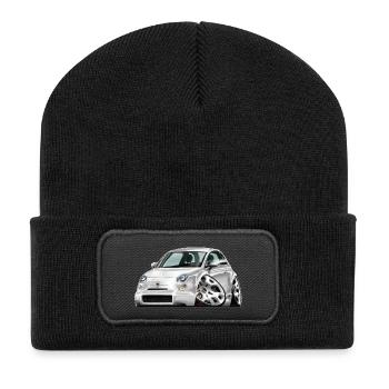"NewLuigi" 500er ComicArt ReinholdDisegno - Recycelte Patch Beanie - Schwarz - Vorne