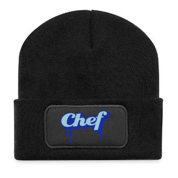 chef - Beanie recyclé à patch - noir - Devant