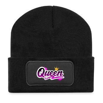 Queen - Recycelte Patch Beanie - Schwarz - Vorne