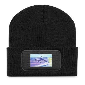 Ange des mers - Sonja Ariel von Staden - Beanie recyclé à patch - noir - Devant