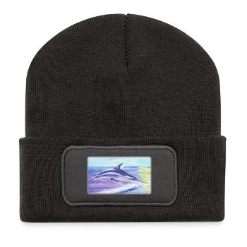 Ange des mers - Sonja Ariel von Staden - Beanie recyclé à patch - charbon - Devant