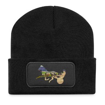 Trotter Horse Racing - Recycled Patch Beanie - black - Front