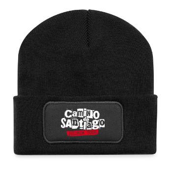 Camino de Santiago Tour | Punk Band Style - Beanie recyclé à patch - noir - Devant